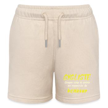 Bicycle bicycles bicycle bicycle bike biker mtb 1 - Kids Organic Sweat Shorts by Stanley/Stella - soft Ecru - Front