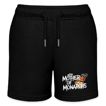 Faszinierende Monarchfalter Pracht - Kinder Organic Joggingshorts Mini Bolter von Stanley/Stella - Schwarz - Vorne