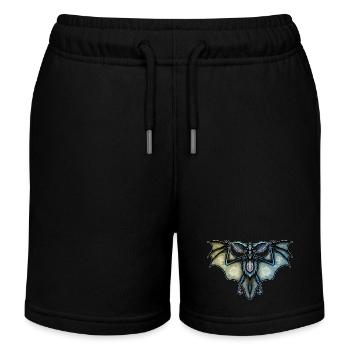Bat - Kids Organic Sweat Shorts by Stanley/Stella - black - Front