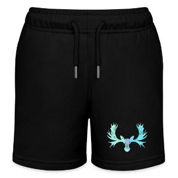 Élan - Short de jogging enfant bio Stanley/Stella - noir - Devant