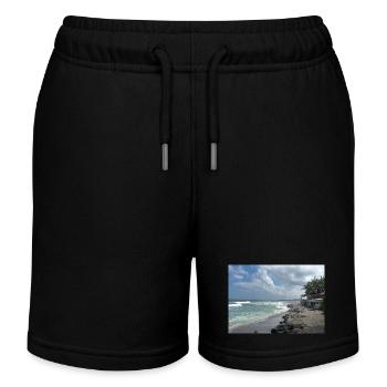 INDONET Bali Indonesien - Kinder Organic Joggingshorts Mini Bolter von Stanley/Stella - Schwarz - Vorne