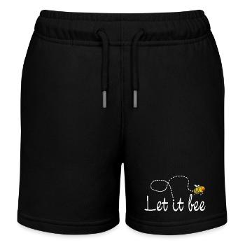 Bee Let it be - Kids Organic Sweat Shorts by Stanley/Stella - black - Front