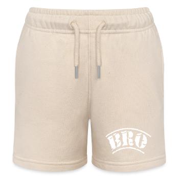 bro sis brother sister family love big little best - Kids Organic Sweat Shorts by Stanley/Stella - soft Ecru - Front