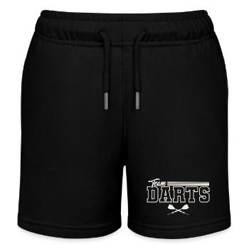 Dart Darten Darts Team - Kinder Organic Joggingshorts Mini Bolter von Stanley/Stella - Schwarz - Vorne