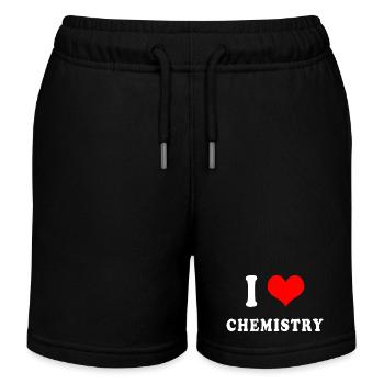 Ich liebe Chemie - Kinder Organic Joggingshorts Mini Bolter von Stanley/Stella - Schwarz - Vorne