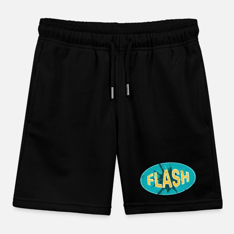 FLASH EMBLEM Short de jogging enfant bio Stanley/Stella