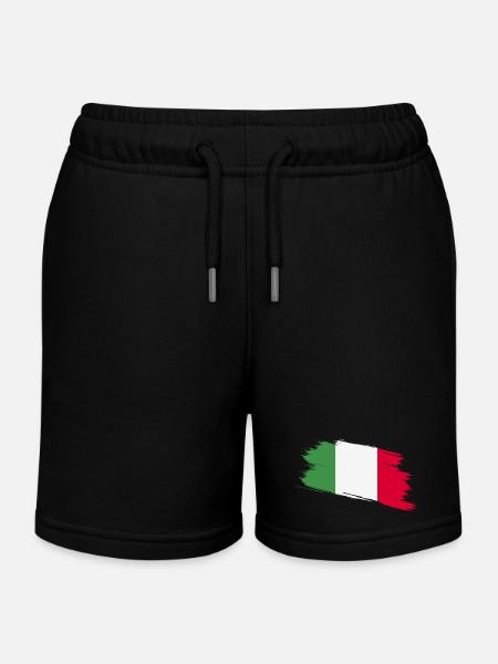Italie - Short de jogging enfant bio Stanley/Stella - noir