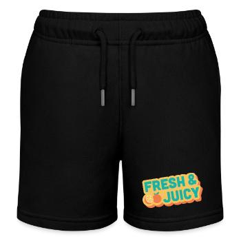 Conception de fruits frais et juteux - Short de jogging enfant bio Stanley/Stella - noir - Devant