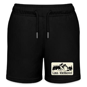 HOBBY KLETTERN BERGE - Kinder Organic Joggingshorts Mini Bolter von Stanley/Stella - Schwarz - Vorne