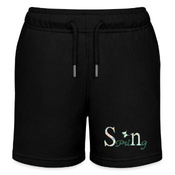 Spring - Kinder Organic Joggingshorts Mini Bolter von Stanley/Stella - Schwarz - Vorne