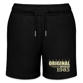 1985 Geburtstag 1985 - Kinder Organic Joggingshorts Mini Bolter von Stanley/Stella - Schwarz - Vorne