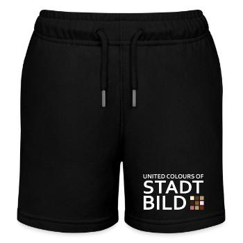 Townscape - Kids Organic Sweat Shorts by Stanley/Stella - black - Front