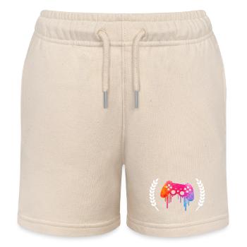 Jeu - Short de jogging enfant bio Stanley/Stella - écru doux - Devant
