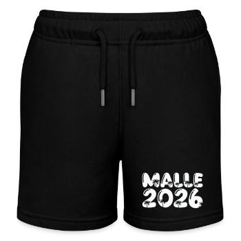 Malle 2026 - Kids Organic Sweat Shorts by Stanley/Stella - black - Front