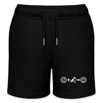 Angel Smiley Pêcheur pêcheur - Short de jogging enfant bio Stanley/Stella - noir - Devant
