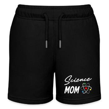 Maman scientifique - Short de jogging enfant bio Stanley/Stella - noir - Devant