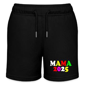 Mama 2025 - Kids Organic Sweat Shorts by Stanley/Stella - black - Front
