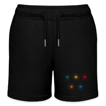 STERN. STERN. STERNE. FEST. JAHRESTAG. WEIHNACHTEN. - Kinder Organic Joggingshorts Mini Bolter von Stanley/Stella - Schwarz - Vorne
