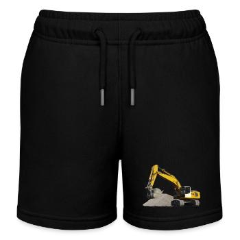 Bagger - Kinder Organic Joggingshorts Mini Bolter von Stanley/Stella - Schwarz - Vorne