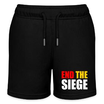 End the siege - Kinder Organic Joggingshorts Mini Bolter von Stanley/Stella - Schwarz - Vorne