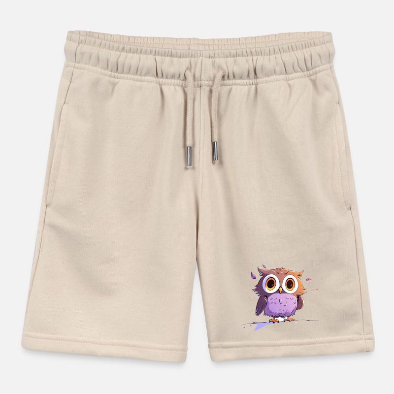 Überraschte Eule Kinder Organic Joggingshorts Mini Bolter von Stanley/Stella