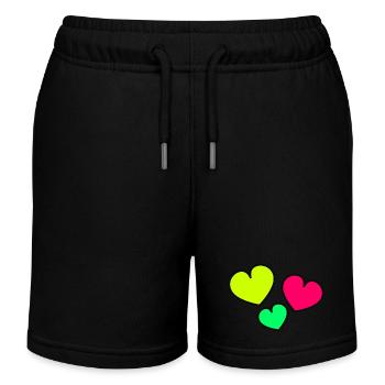 ICH HABE GERADE GEHEIRATET. Junggesellinnenabschied. VALENTINSTAG. PAAR. LIEBE - Kinder Organic Joggingshorts Mini Bolter von Stanley/Stella - Schwarz - Vorne