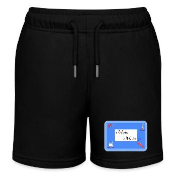 Moin Moin - Short de jogging enfant bio Stanley/Stella - noir - Devant