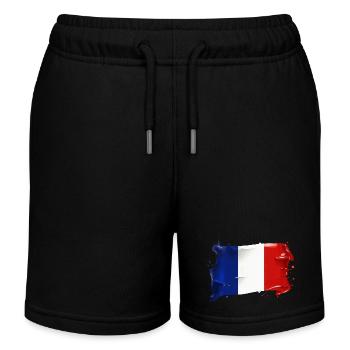 DRAPEAU DE LA FRANCE DRAPEAU FRANCE - Short de jogging enfant bio Stanley/Stella - noir - Devant