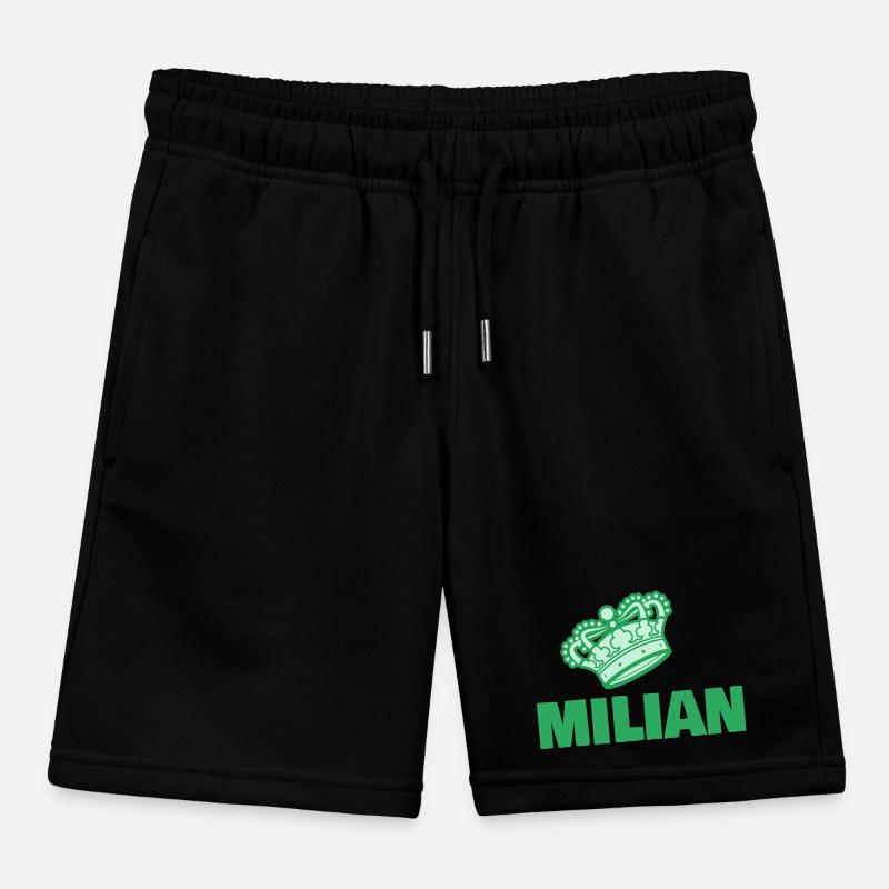 First name Milian Kids Organic Sweat Shorts by Stanley/Stella