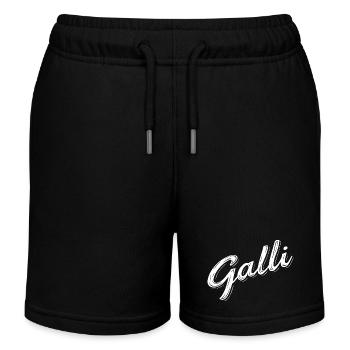 Halli & Galli Partnerlook Party outfit - Galli - Kinder Organic Joggingshorts Mini Bolter von Stanley/Stella - Schwarz - Vorne