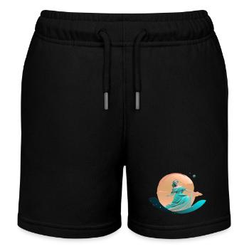 deesse venus - Short de jogging enfant bio Stanley/Stella - noir - Devant