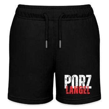 Porz Langel - Kinder Organic Joggingshorts Mini Bolter von Stanley/Stella - Schwarz - Vorne