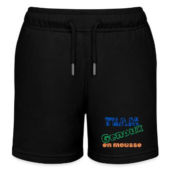Team Genoux en mousse - Short de jogging enfant bio Stanley/Stella - noir - Devant