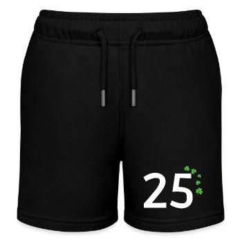 25 - Kids Organic Sweat Shorts by Stanley/Stella - black - Front