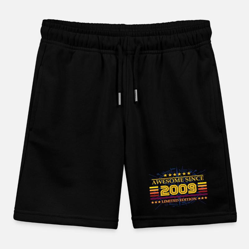 Awesome since 2009 Limited Edition Kids Organic Sweat Shorts by Stanley/Stella