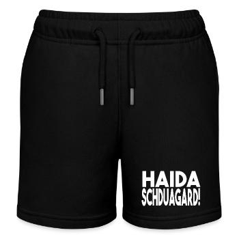 Schwäbisch Haida Schduagard - Kinder Organic Joggingshorts Mini Bolter von Stanley/Stella - Schwarz - Vorne