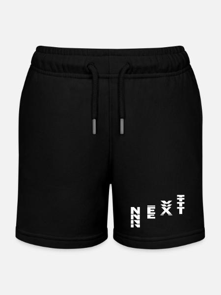 NEXT - Kinder Organic Joggingshorts Mini Bolter von Stanley/Stella - Schwarz
