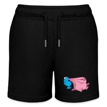 Monstre aspirateur d'énergie - Short de jogging enfant bio Stanley/Stella - noir - Devant