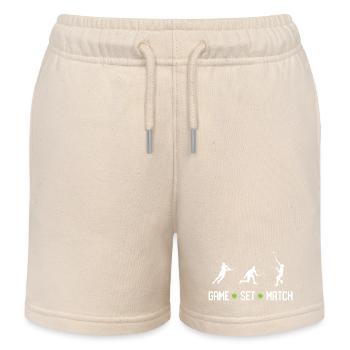 Tennis - Match de jeu - Short de jogging enfant bio Stanley/Stella - écru doux - Devant