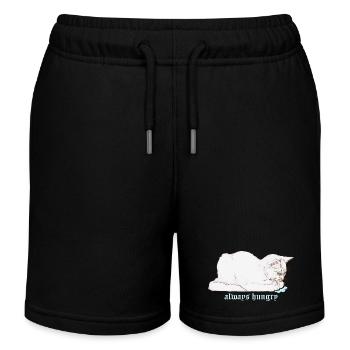 TOUJOURS AFFAMÉ - Short de jogging enfant bio Stanley/Stella - noir - Devant
