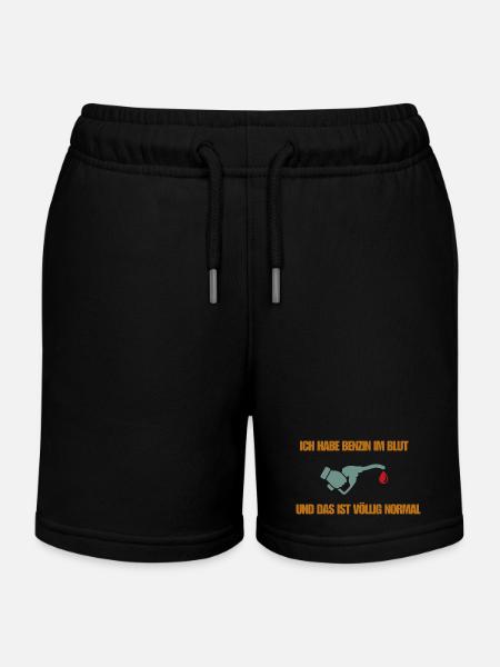 De l’essence dans le sang - Short de jogging enfant bio Stanley/Stella - noir