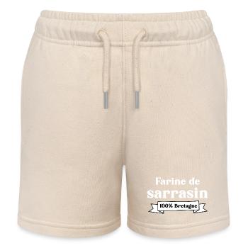 Buchweizenmehl 100% Bretagne - Kinder Organic Joggingshorts Mini Bolter von Stanley/Stella - Natur - Vorne