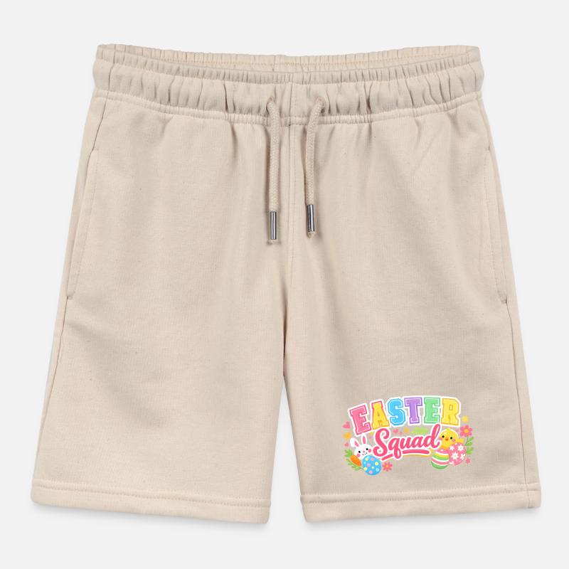 Ostern Squad Bunte Eier Küken Kinder Organic Joggingshorts Mini Bolter von Stanley/Stella