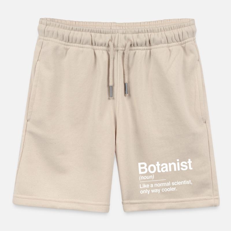 Botanist definition Kids Organic Sweat Shorts by Stanley/Stella