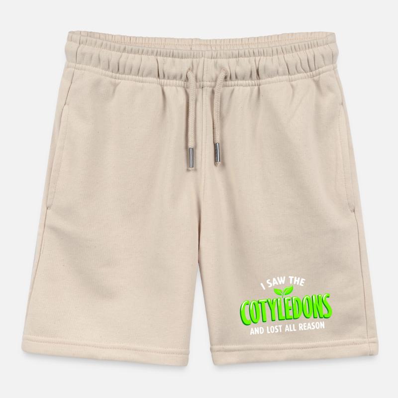 cotyledons seen | Microgreens Humor Kids Organic Sweat Shorts by Stanley/Stella