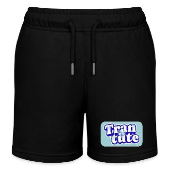 Echte Trantüte im Dienst - Kinder Organic Joggingshorts Mini Bolter von Stanley/Stella - Schwarz - Vorne