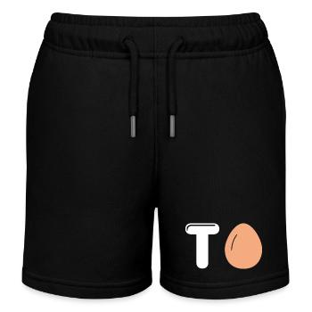 T'Oeuf = Party-Outfit Tekno Tribe Acid Abend-Outfit - Kinder Organic Joggingshorts Mini Bolter von Stanley/Stella - Schwarz - Vorne