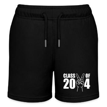 Class of 2024 - Kinder Organic Joggingshorts Mini Bolter von Stanley/Stella - Schwarz - Vorne