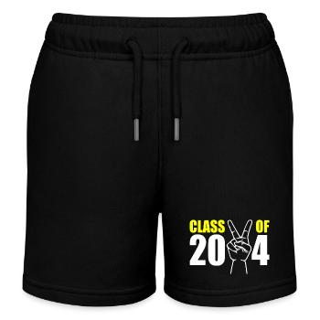 Class of 2024 - Kinder Organic Joggingshorts Mini Bolter von Stanley/Stella - Schwarz - Vorne