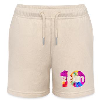 ZEHN 10 JAHRE JUNGE 10. GEBURTSTAG - Kinder Organic Joggingshorts Mini Bolter von Stanley/Stella - Natur - Vorne